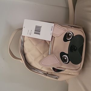 Nwt Betsey johnson Frenchie dog mini backpack